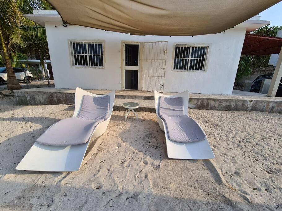 Casa Perla Marina, Pequena Casa Frente A La Playa. El Cuyo Exterior foto